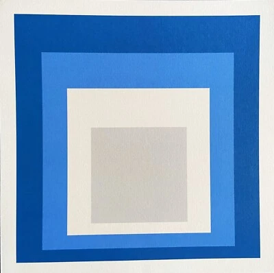 Litografía Josef Albers Museo Guggenheim (Piet Mondrian. Jean Hans Arp) Foto 1 de 3