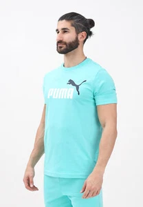 PUMA T-shirt Uomo Verde T-shirt manica corta T-shirt a manica corta Essentials 2 - Imagen 1 de 5