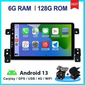 9'' Autoradio Für Suzuki Grand Vitara Android 14 GPS NAVI DSP CarPlay BT 6G+128G - Bild 1 von 16