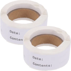 2 rollos de pegatinas para guardar alimentos etiquetas de fecha para - Imagen 1 de 12