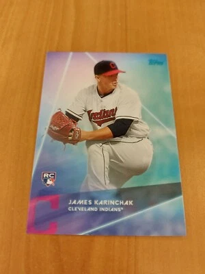 James Karinchak Rookie Steve Aoki Topps Limited Édition Baseball Card - Image 1 of 2
