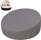 Heavy Duty 600D Outdoor Daybed Cover 88 Inch UV Resistant Patio round Sofa Cover