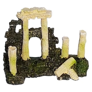 Roman Greek Columns Ruins Aquarium Fish Tank Ornament Decoration, Sturdy Base - Picture 1 of 6