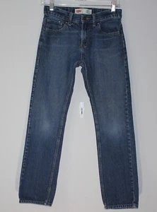 LEVI'S 511 Slim Boy's Denim Blue Jean Pants SZ 12R Pockets Straight Leg EUC - Picture 1 of 5