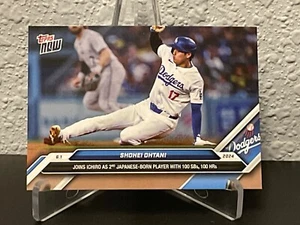 Shohei Ohtani, Los Angeles Dodgers-2024 Topps Now…100 Stolen Bases/100 Home Runs - Picture 1 of 2