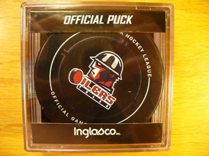 ECHL Tulsa Oilers '18-19 New Reverse Official Game Hockey Puck Collect Pucks