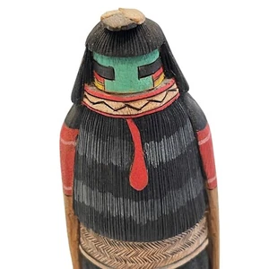 Hopi Kachina Doll Signed D Harvey Heoto Mana Handcrafted Native American Art - Picture 1 of 9