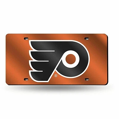 Philadelphia Flyers NHL Orange Laser Tag License Plate - Image 1 of 2