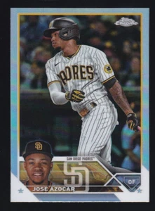 2023 Topps Chrome Update #USC6 JOSE AZOCAR San Diego Padres REFRACTOR Parallel - Picture 1 of 3