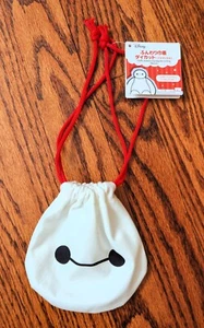 Nuevo con etiquetas Nuevo So Lindo Disney Baymax Big Hero 6 Daiso Japón Pequeño Bolso con Cordón - Imagen 1 de 4