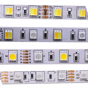 DC 12V 24V 5050 RGB 5Color CCT LED Strip Waterproof CCT RGBW RGBWW light tape - Picture 1 of 21