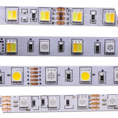 DC 12V 24V 5050 RGB 5Color CCT LED Strip Waterproof CCT RGBW RGBWW light tape - Image 1 of 4