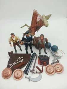 Vintage 1991 Kenner Robin Hood LOT Net Launcher Battle Wagon Parts Figures MORE - Picture 1 of 7