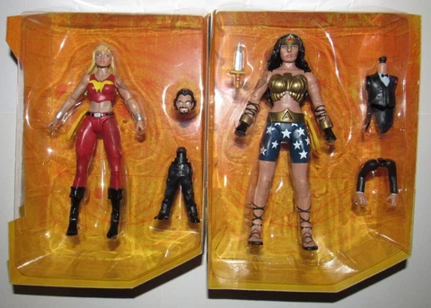 Mattel DC Multiverse figure set DR Psycho BAF complete Wonder Woman Wonder Girl Cover