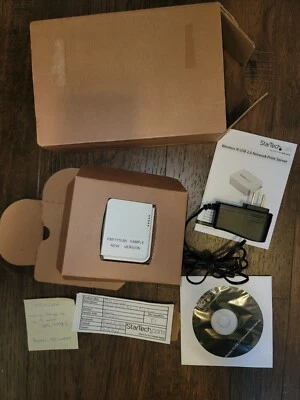 StarTech PM1115UW 1 Port USB Wireless N Network Print Server with 10/100 Mbps - Image 1 of 4