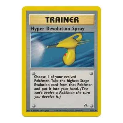 Hyper Devolution Spray 73/75 Neo Discovery Trainer Vintage WOTC Pokemon Cards NM - Image 1 of 4
