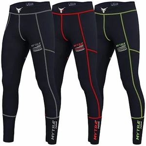 Mytra Fusion MMA Compression Tights Gym Pants Trouser Base All Season layer Pant - Picture 1 of 11