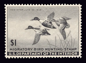 MOMEN: US STAMPS #RW12 DUCK MINT OG NH XF-SUP JUMBO LOT #91453* - Picture 1 of 2