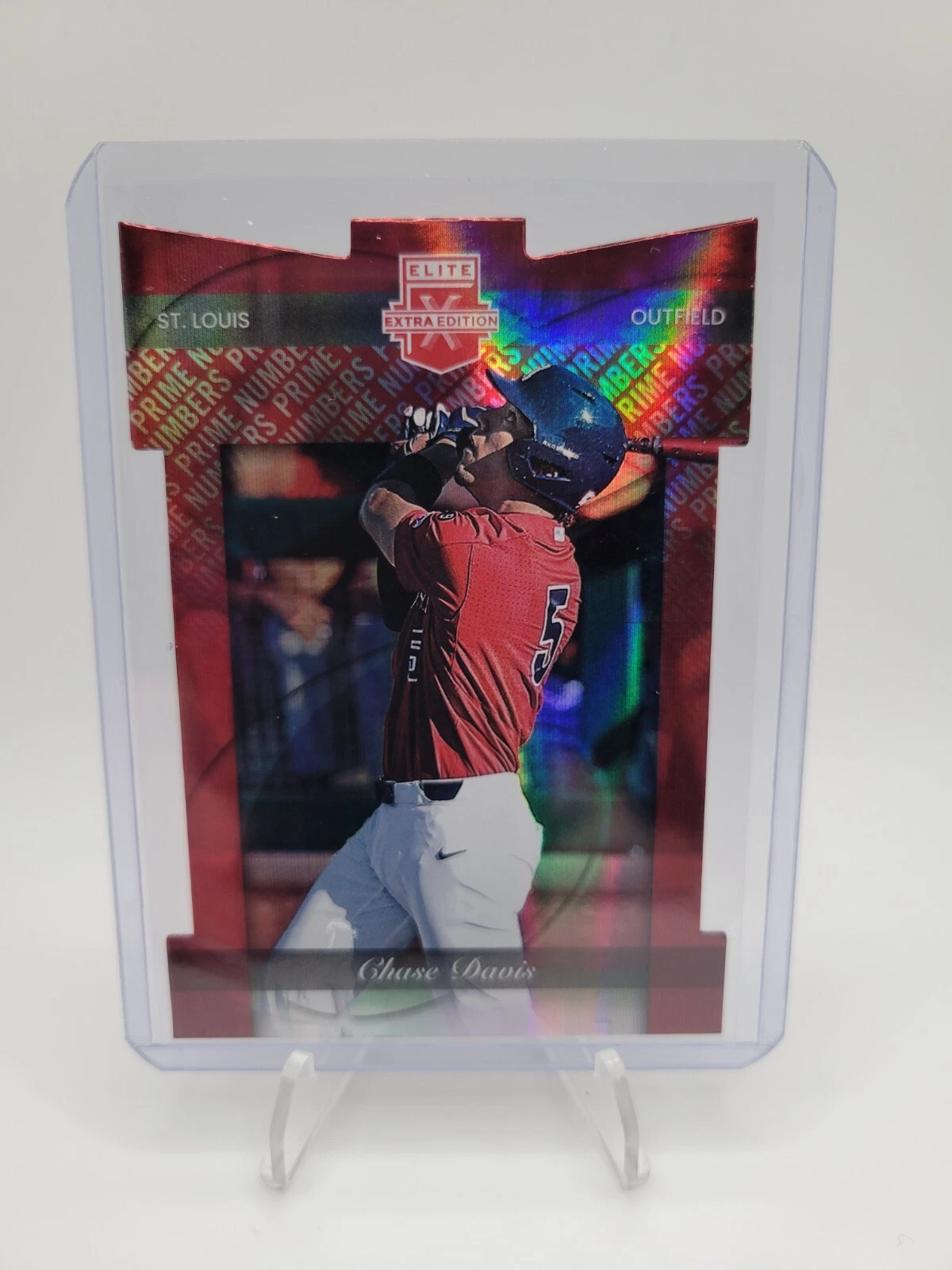 2023 Panini Elite Extra Edition Prime Numbers B Die-Cut Chase Davis/60