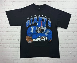 NWOT Vintage 90's New York Giants T-Shirt Black T Super Rare 1996! Size LG - Picture 1 of 12