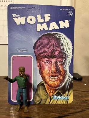 Universal Studios Monsters - The Wolf Man 3.75 figura de reacción Super7 2018 Foto 1 de 4