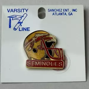 Florida State Seminoles Pin Florida State University Football Helmet FSU Pin - Picture 1 of 6