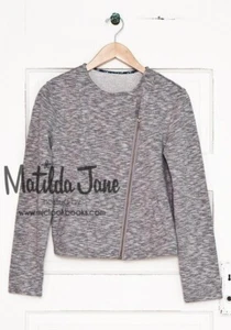 MATILDA JANE (Hello Lovely) Afternoon Drive Moto Jacket - Size S - EUC - Picture 1 of 5