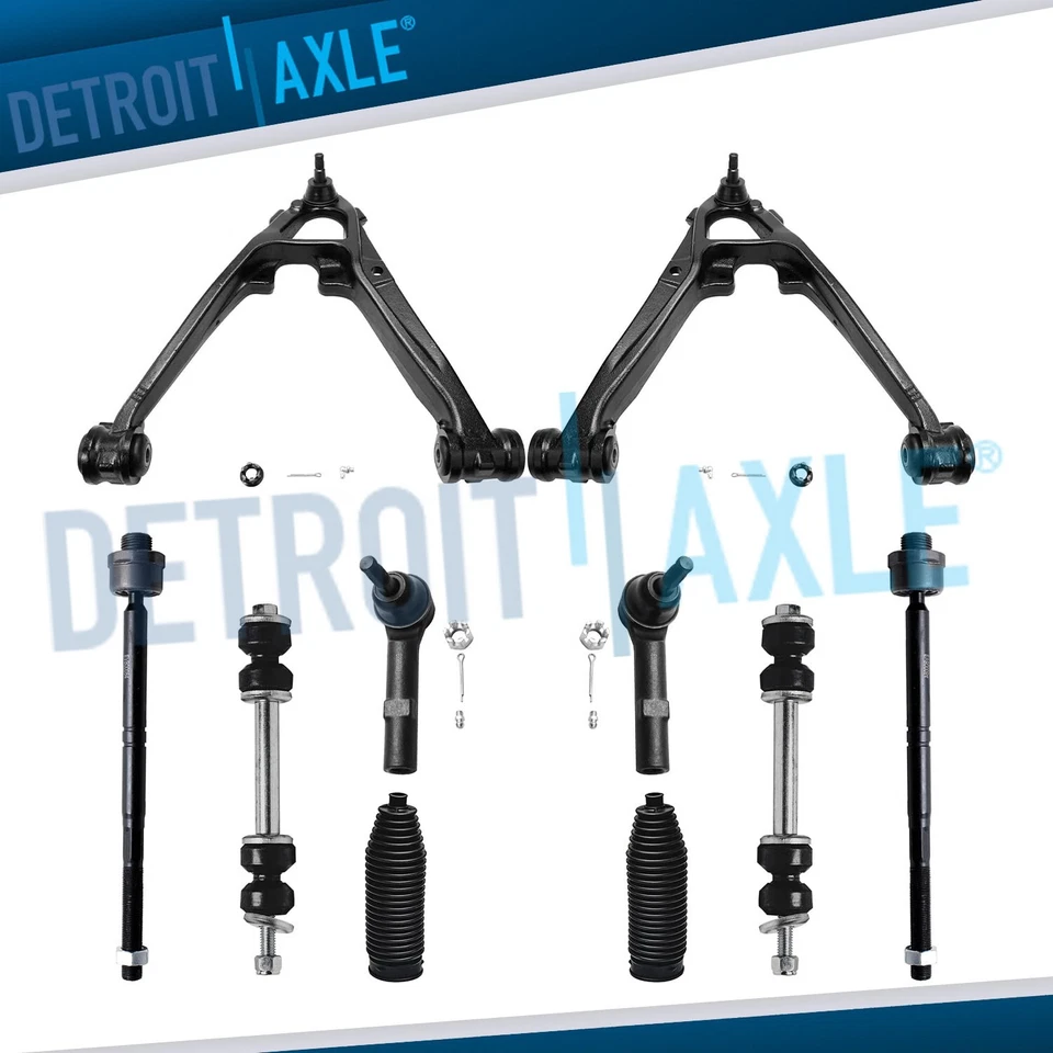 Brazos de control inferiores delanteros de 10 piezas barras de amarre para Chevy Silverado GMC Sierra 1500 Tahoe Foto 1 de 4