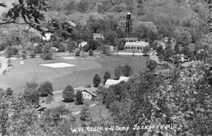 Postal WV: RPPC vista panorámica, 4H, Jackson's Mill, Virginia Occidental - Imagen 1 de 2