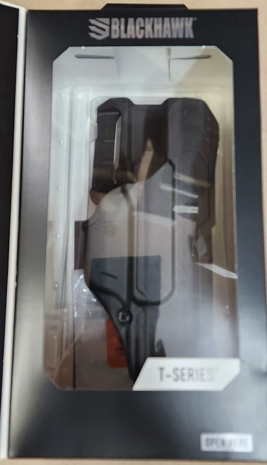 Blackhawk T-Series Holster L2D Glock (RH) 17/19/22/23/31/32/45/47 - 44N100BKR