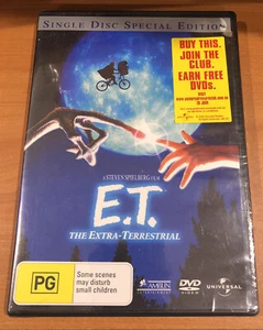 E.T. - The Extra Terrestrial (2010 : 1 Disc DVD Set) Brand New Sealed Region 4 - Picture 1 of 2