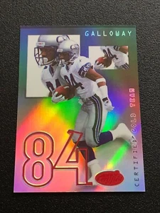 1999 Leaf Certified Gold Team Mirror Black Seahawks No.9 Joey Galloway /25 - Bild 1 von 2