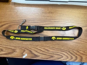 Iowa Hawkeyes Breakaway Lanyard con llavero desmontable/tarjeta de identificación - Imagen 1 de 1