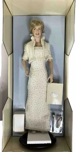Vestido Perla Muñeca Retrato Porcelana Princesa Diana de Gales La Casa de la Moneda Franklin - Imagen 1 de 8