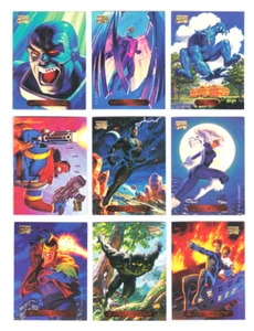 1994 MARVEL MASTERPIECES SINGLES COMPLETE YOUR SET PICK YOUR CARD - Picture 1 of 141