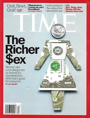 Time Magazine Women Breadwinners Newt Gingrich Obamacare Rachel Weisz 2012 - Image 1 of 4