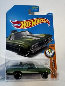 2017 Hot Wheels 68 El Camino #333/365 Green Muscle Mania 4/10 Diecast Car - Picture 1 of 2