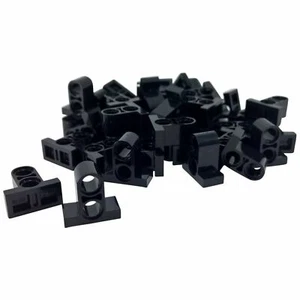 40 NEW LEGO Technic, Pin Connector Plate 1 x 2 x 1 2/3 2 Holes black - Picture 1 of 1