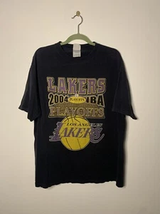Vintage Los Angeles Lakers 2004 NBA Finals Shirt “ Laker Fans Don’t Die” Sz XL - Picture 1 of 6