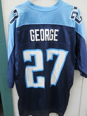 CAMISETA DE FÚTBOL PARA HOMBRE TENNESEE TITANS EDDIE GEORGE # 27 XX-GRANDE DE NIKE Foto 1 de 3
