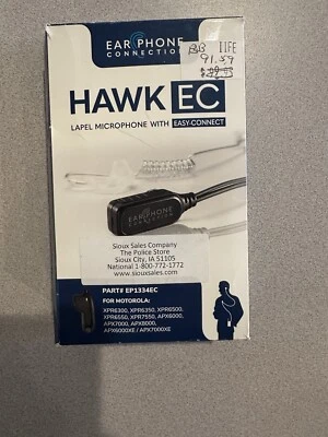 Sistema de auricular de radio profesional policía bomberos EMS Foto 1 de 4