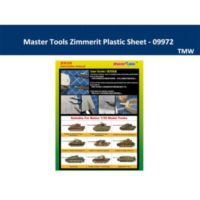 Trumpeter Master Tools 09972 Zimmerit Kunststoffplatte DIN A4 Modellzubehör - Bild 1 von 3