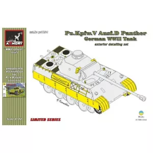 Armory Models AR pe7254 Scale kit 1/72 Pz.Kpfw.V Ausf.D Panther detailing set - Picture 1 of 24