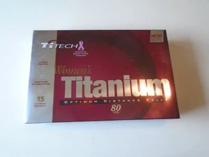 Palline da golf donna Titech titanio cancro al seno sponsorizzate 15 pezzi donna 80 comp - Foto 1 di 5