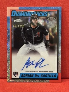 ADRIAN DEL CASTILLO 2025 Topps #90CA-AD 1990 Silver Pack Mojo Auto RC /299 - Picture 1 of 2