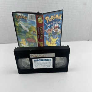 Pokemon Pikachu Yo Te Elijo! VHS Blockbuster Demo Cassette - Imagen 1 de 6