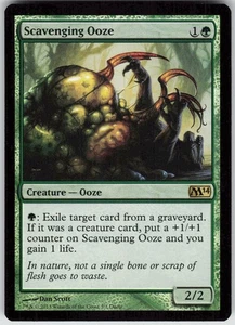 MTG Scavenging Ooze Media Promo Foil Green Graveyard Hate - Picture 1 of 2