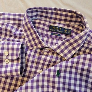 Polo Ralph Lauren Non Iron Button Up Shirt Mens 3XB Big&Tall Gigham Check Picnic - Picture 1 of 4