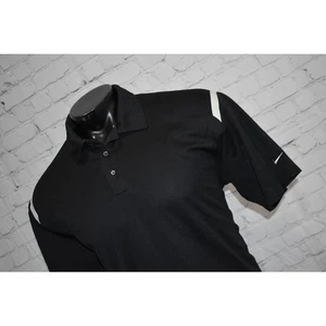 Nike Golf Poloshirt Herren Größe XL Performance Dri-Fit Polyester schwarz - Bild 1 von 6