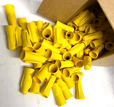3M Scotchlok-Y 20041 Electrical Spring Connectors Yellow **Box of 100ea** - Image 1 of 4